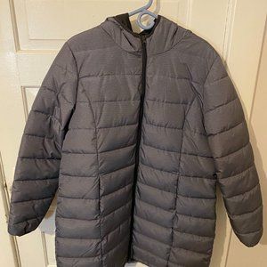 George puffer winter jacket (black)